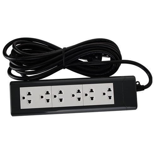 WELTRON - 6-Outlet Surge Protector Power Strips