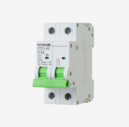 2 Pole 32 Amp MCB Circuit Breaker FTD1