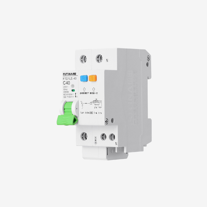 1 Pole 40 Amp RCCB Residual Current Circuit Breaker FTD1