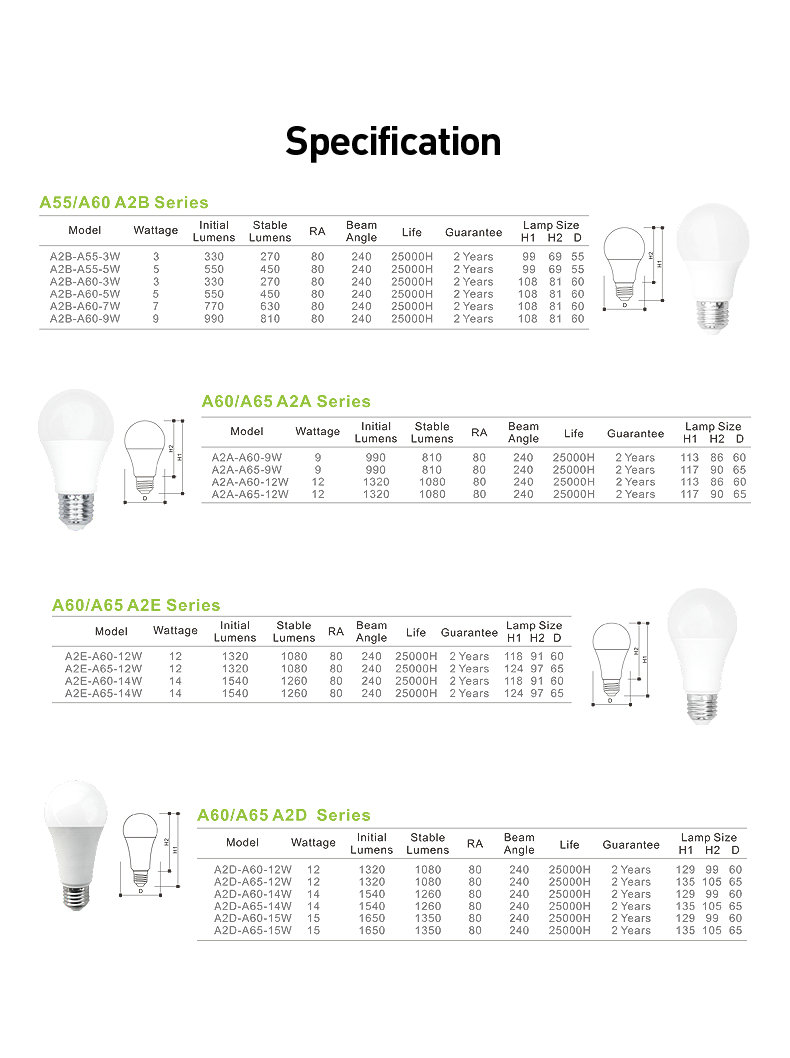 A60 Led Lamp