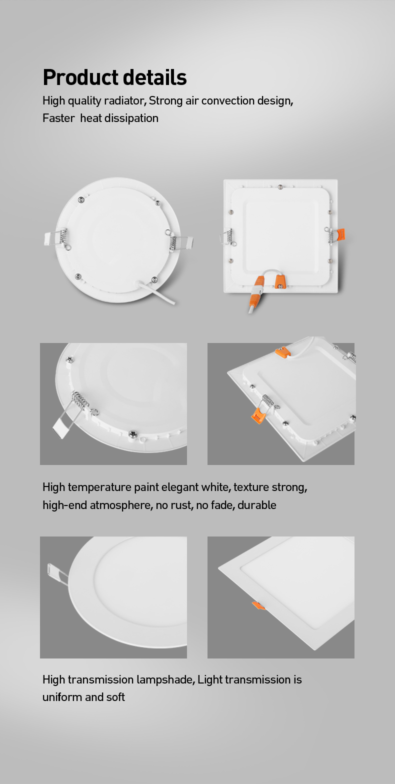 Recessed Led Panel Ceiling Light