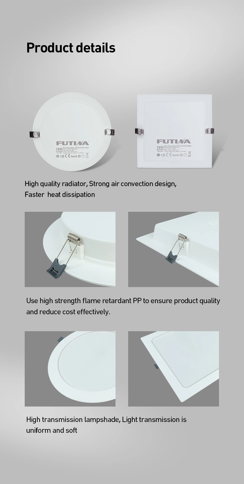 Highlight Of Slim LED panel lamp